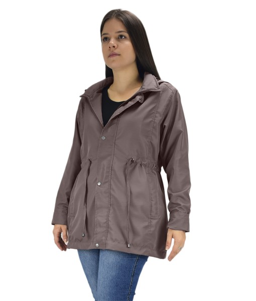 Parka Jaqueta Butu Biru P ao Extra Grande Feminino - Marrom